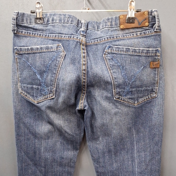 Vigoss Blue Boot Cut Jeans Classic Style - Picture 8 of 10